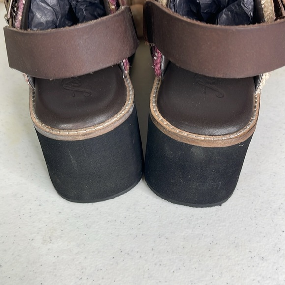 Free People Sz 9 Astrid Platform Mule - Picture 7 of 12